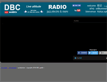 Tablet Screenshot of dbc-radio.net